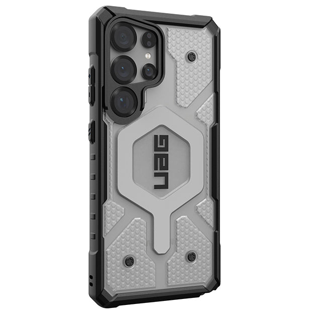 UAG Pathfinder Clear MagSafe Case For Samsung Galaxy S25 Ultra – Silver