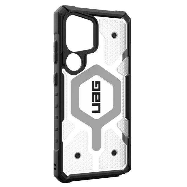 UAG Pathfinder Clear MagSafe Case For Samsung Galaxy S25 Ultra – Silver