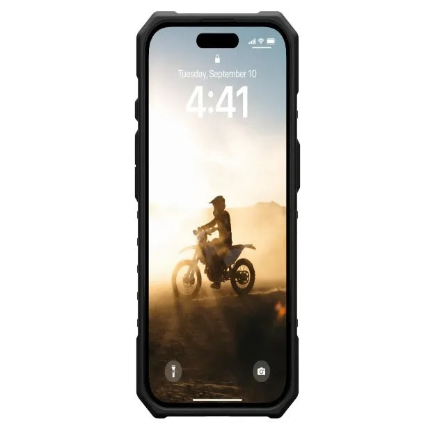 UAG Pathfinder Clear MagSafe Case For iPhone 16 – Ice & Silver