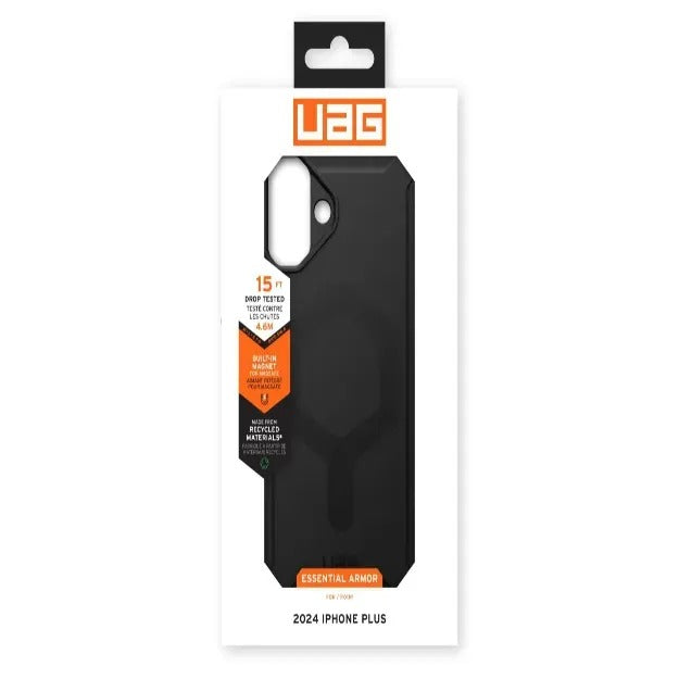 UAG Essential Armor MagSafe Case For iPhone 16 Plus – Black