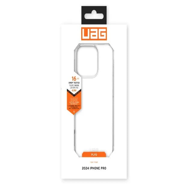 UAG Plyo Case For iPhone 16 Pro – Ice