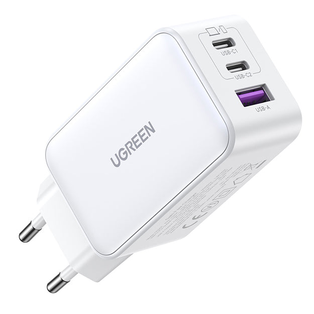 UGreen 3 Port GAN 65W PD Wall Charger