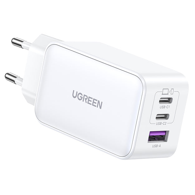 UGreen 3 Port GAN 65W PD Wall Charger