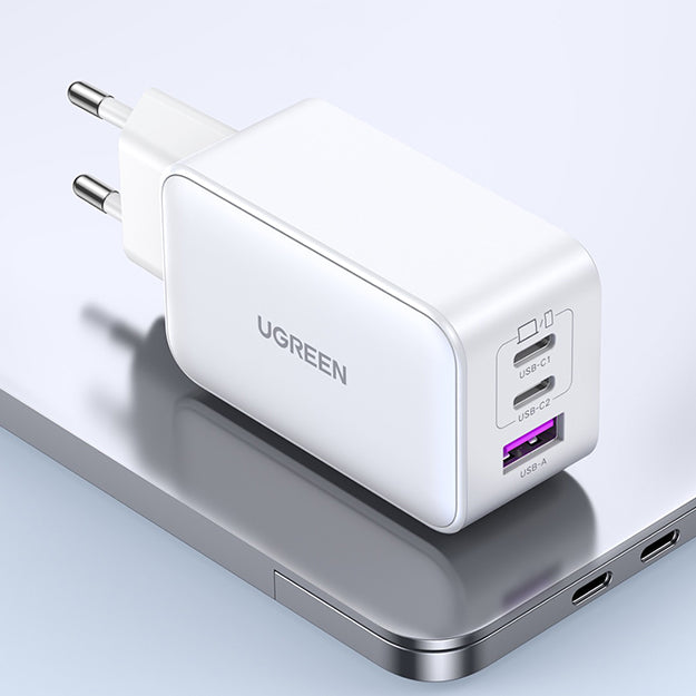UGreen 3 Port GAN 65W PD Wall Charger