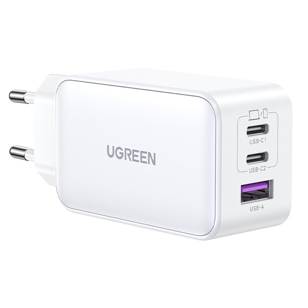 UGreen 3 Port GAN 65W PD Wall Charger