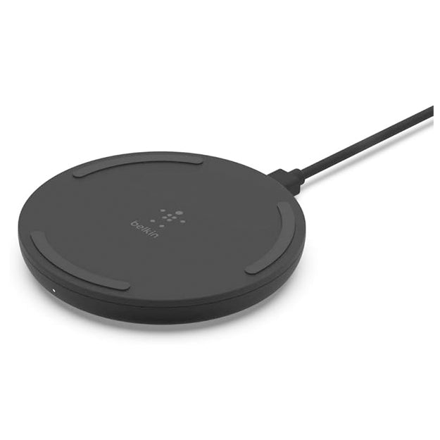Belkin BoostCharge 10W Wireless Charging Pad With QC 3.0 Mains Charger - Black