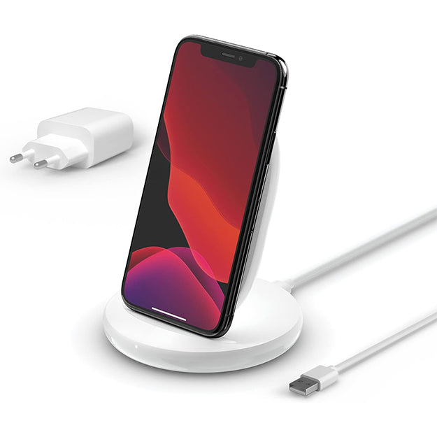 Belkin BoostCharge Wireless Charging Stand With Wall Charger 15W