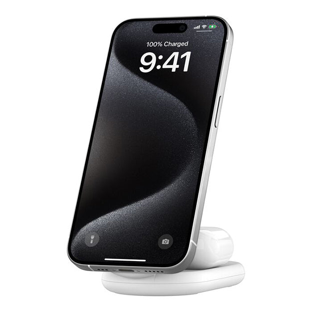 Belkin 2-in-1 Magnetic Foldable Wireless Charger With Qi2 15W