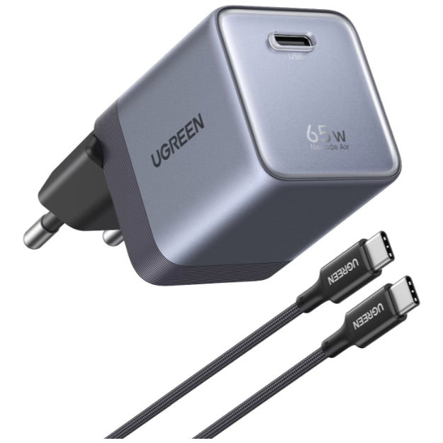UGreen X860 GaN 65W PD USB Type-C Fast Wall Charger - Grey