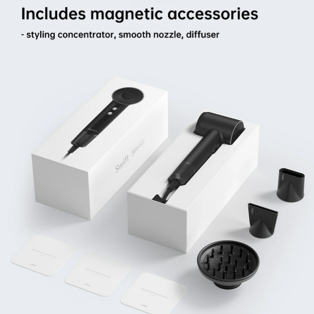 Laifen Swift Special High-Speed Hair Dryer - Matte Black (Unboxed Deal)