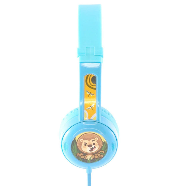 BuddyPhones Travel Kids Wired Headphones With Mic