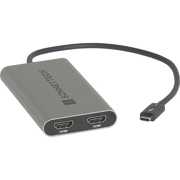 Sonnet Thunderbolt 3 To Dual HDMI 2.0 Adapter - Grey