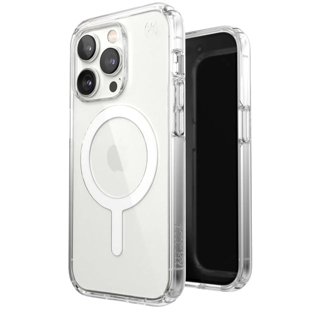 Speck Presidio Perfect Clear Case With MagSafe For iPhone 14 Series - Clear
