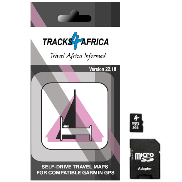 Tracks 4 Africa microSD Card For Garmin GPS Only (Version 22.10)